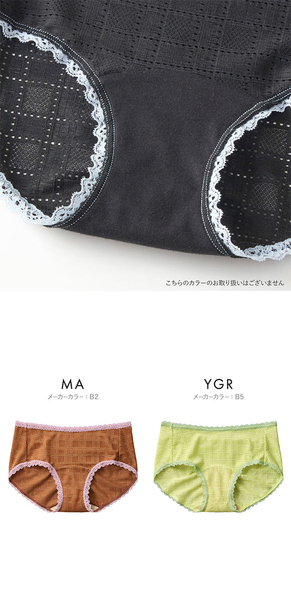 グンゼ GUNZE トゥシェ Tuche ハーフショーツ スタンダード レディース 総レース 単品