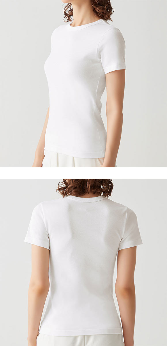 グンゼ GUNZE トゥシェ Tuche 半袖Tシャツ レディース インナー 綿混