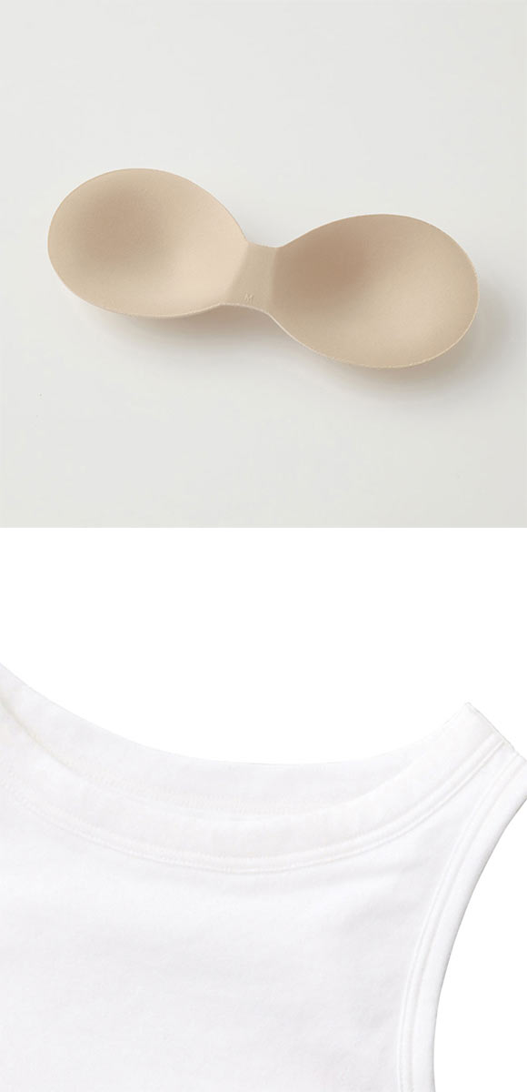 グンゼ GUNZE トゥシェ Tuche パッド付インナー アメリカンスリーブ レディース インナー 綿混