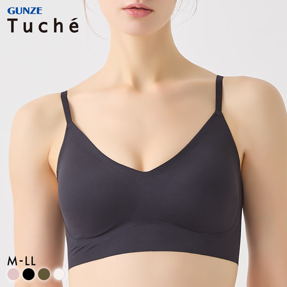 グンゼ Tuche hadakabra ブラレット レディース ワイヤレスブラ ノンワイヤーブラ GUNZE トゥシェ 肌化ブラ