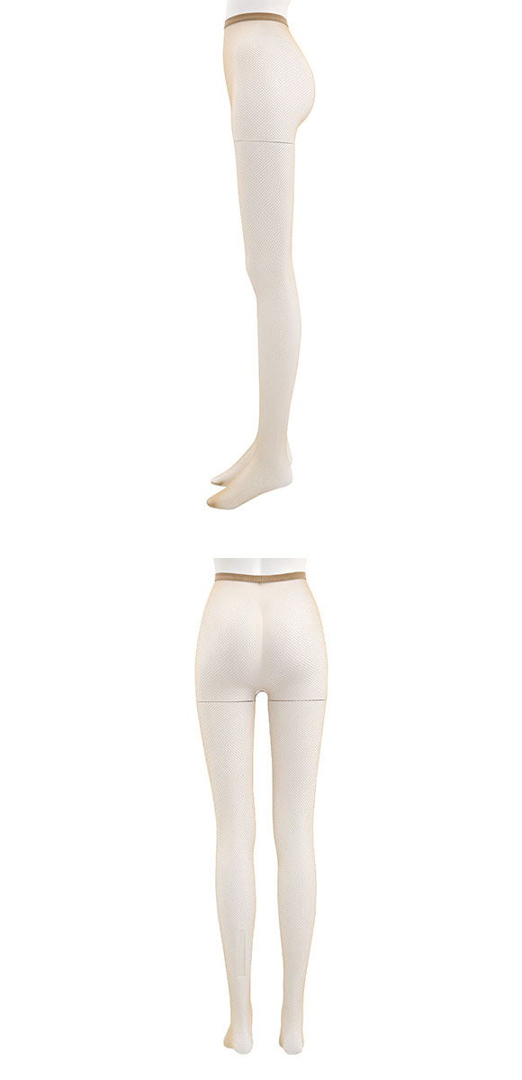 グンゼ トゥシェ デザインで魅せる ラッセルネット ストッキング パンスト GUNZE Tuche