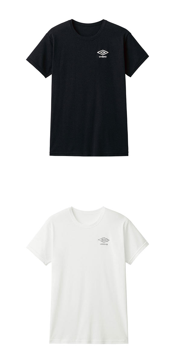 アンブロ UMBRO 2P クルーネック Tシャツ 2枚組 メンズ 綿混