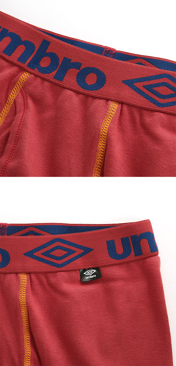 アンブロ UMBRO ボクサーパンツ メンズ ソリッド コットン 前あき