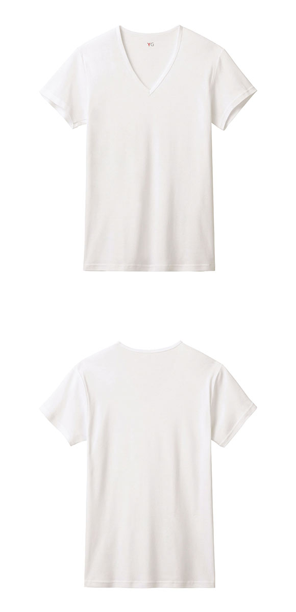 グンゼ GUNZE ワイジー YG ネクストラ NextRA+ DRY∞DEO Vネック Tシャツ メンズ 半袖 綿100％ 吸汗速乾 汗臭ケア