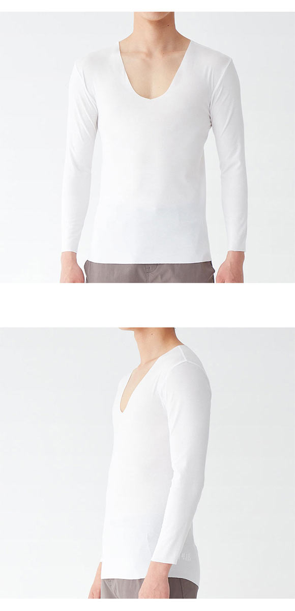 グンゼ GUNZE ワイジー YG ネクストラ NextRA+ カットオフ CUT OFF クルーネック 長袖 Tシャツ メンズ 抗菌防臭 日本製
