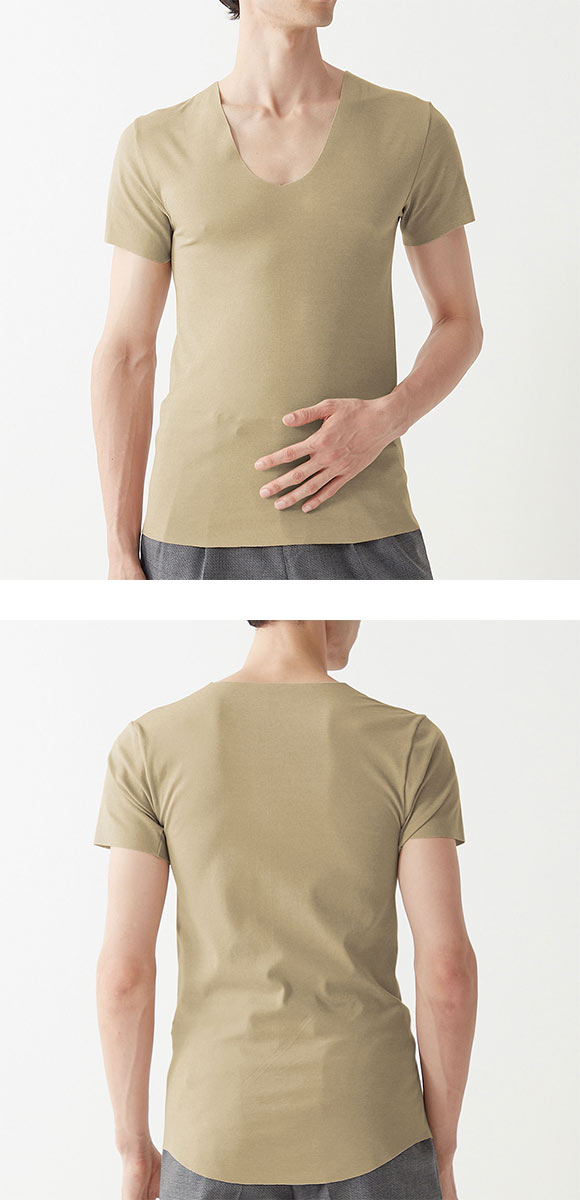 グンゼ GUNZE ワイジー YG ネクストラ NextRA+ カットオフ CUT OFF Vネック 半袖 Tシャツ メンズ 抗菌防臭 三枚組