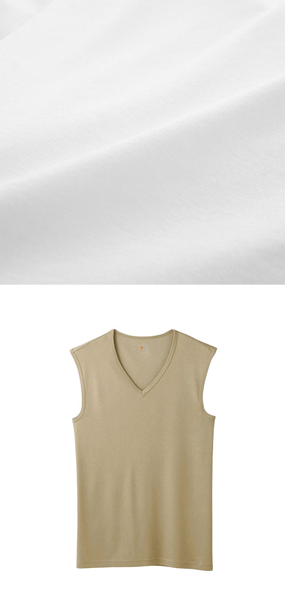 グンゼ GUNZE ワイジー YG DRY&DEO Vネック スリーブレス シャツ メンズ インナー 2枚組 YV0118A