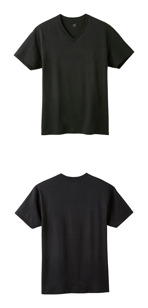 グンゼ GUNZE ワイジー YG 超速吸水 Vネック Tシャツ メンズ インナー 本体綿100％