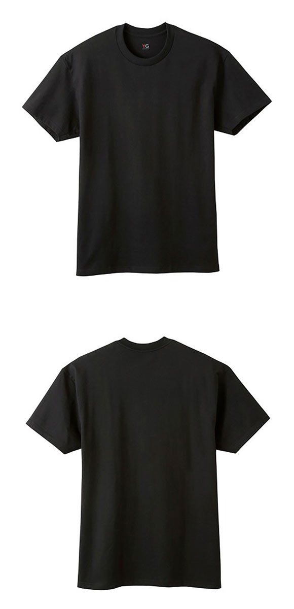 グンゼ GUNZE ワイジー YG コットン100% クルーネック Tシャツ 2枚組 メンズ インナー 天竺