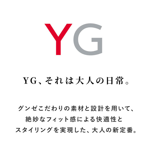グンゼ YG コットン100％ フライス Vネック Tシャツ 2枚セット メンズ インナー GUNZE ワイジー