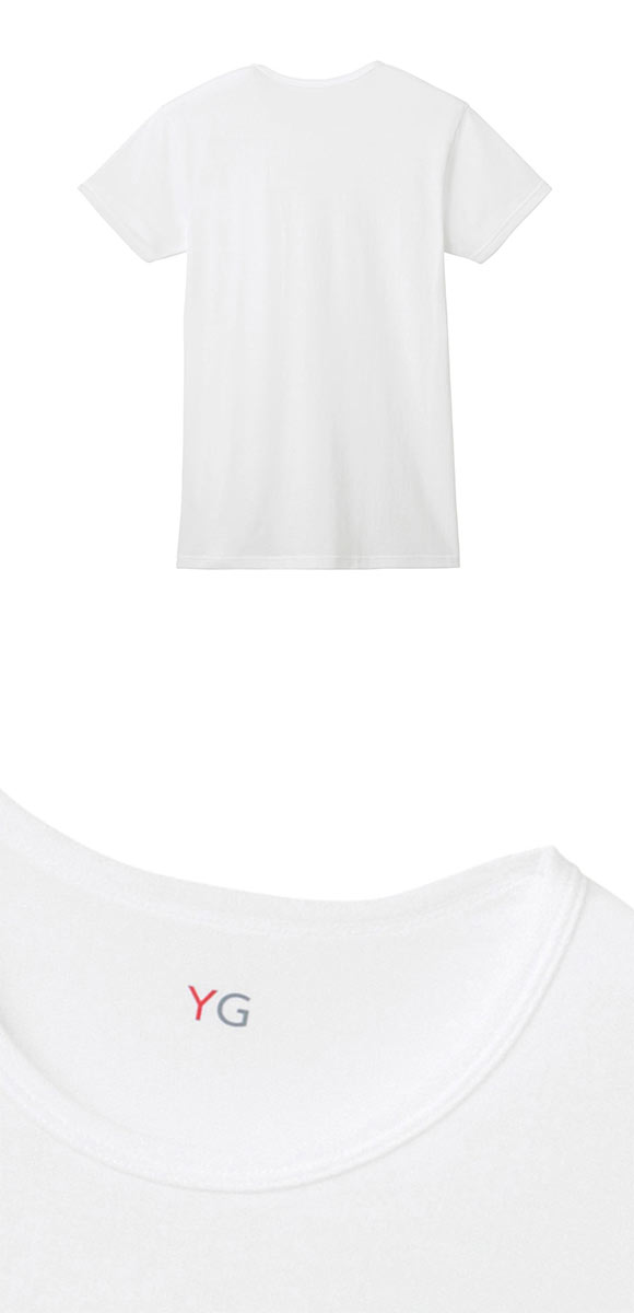 グンゼ YG ドライタッチ 鹿の子 クルーネック Tシャツ 2枚セット メンズ インナー クール 大きいサイズ GUNZE ワイジー