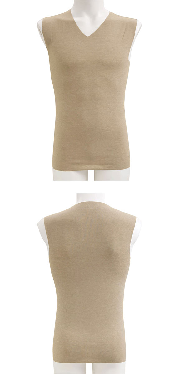 グンゼ YG カットオフ Vネックスリーブレスシャツ クールタイプ メンズ インナー COOL GUNZE ワイジー CUT OFF 大きいサイズ