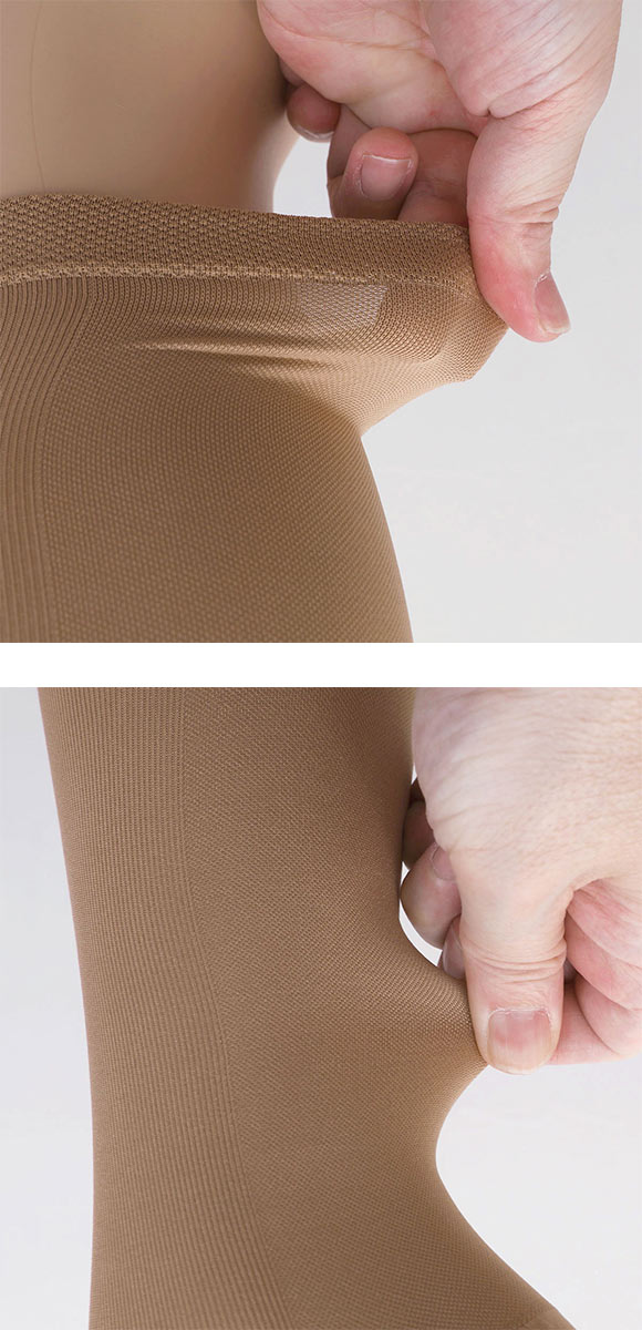 メディックピエド 着圧カルテ ハイソックス オープントゥ 靴下 保湿加工 抗菌防臭 日本製