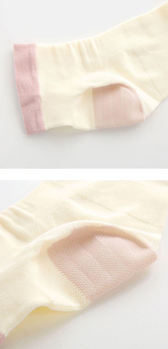 着圧カルテ おやすみナイロンハイソックス 靴下 着圧 オープントゥ 保湿 日本製