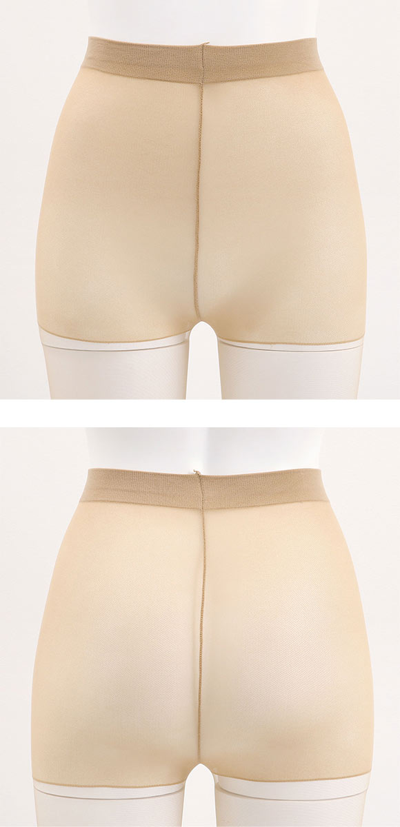 爽涼気分 ストッキング 3足組 パンティ部メッシュ 抗菌防臭 UVケア パンスト