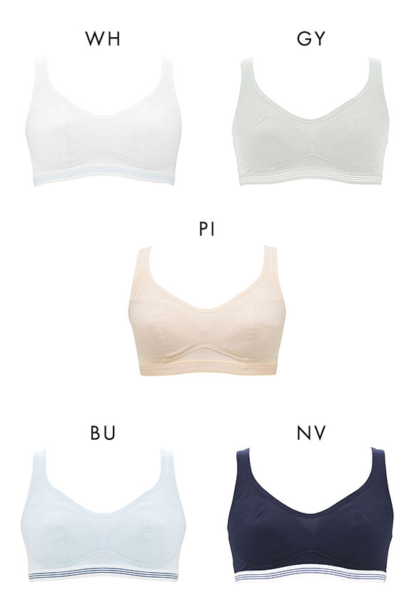 ルシアン LECIEN 部活ブラ さらさらデイリー ハーフトップ ブラジャー キッズ ジュニア S･M･L･LL 単品