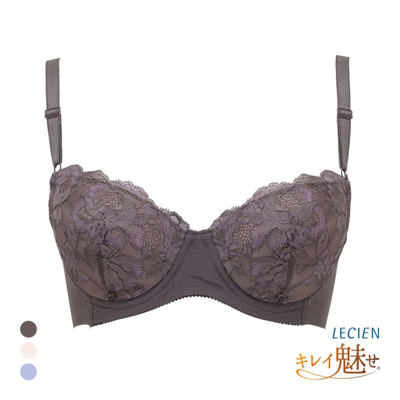 ルシアン LECIEN キレイ魅せ 美背中メイクブラ ブラジャー 4/5カップ E 大きサイズ 脇肉 脇高 単品