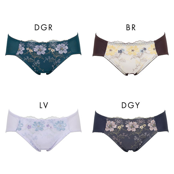 ルシアン 大きめバスト専用 コンパクト設計 ペアショーツ スタンダード M L LL 3L 大きいサイズ LECIEN