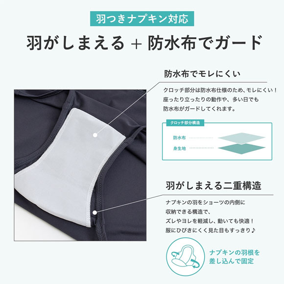 ルシアン PEACH JOHN×LECIEN サニタリーショーツ SPORTSタイプ LECIEN ティーン ピーチジョン PJコラボ パンツ ペアショーツ
