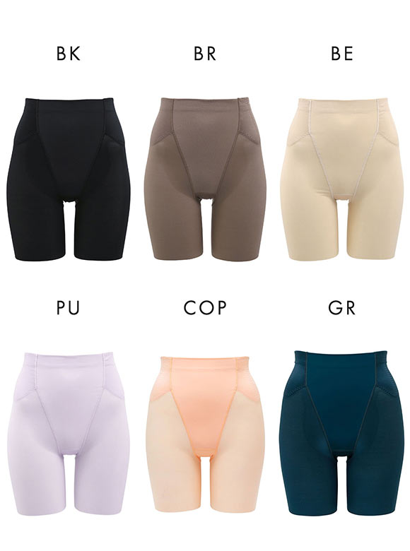 ルシアン LECIEN はいて実感 下半身のお悩み解決 浮き輪肉撃退 ガードル パンツ M･L･LL ロング丈 補正下着 ソフト