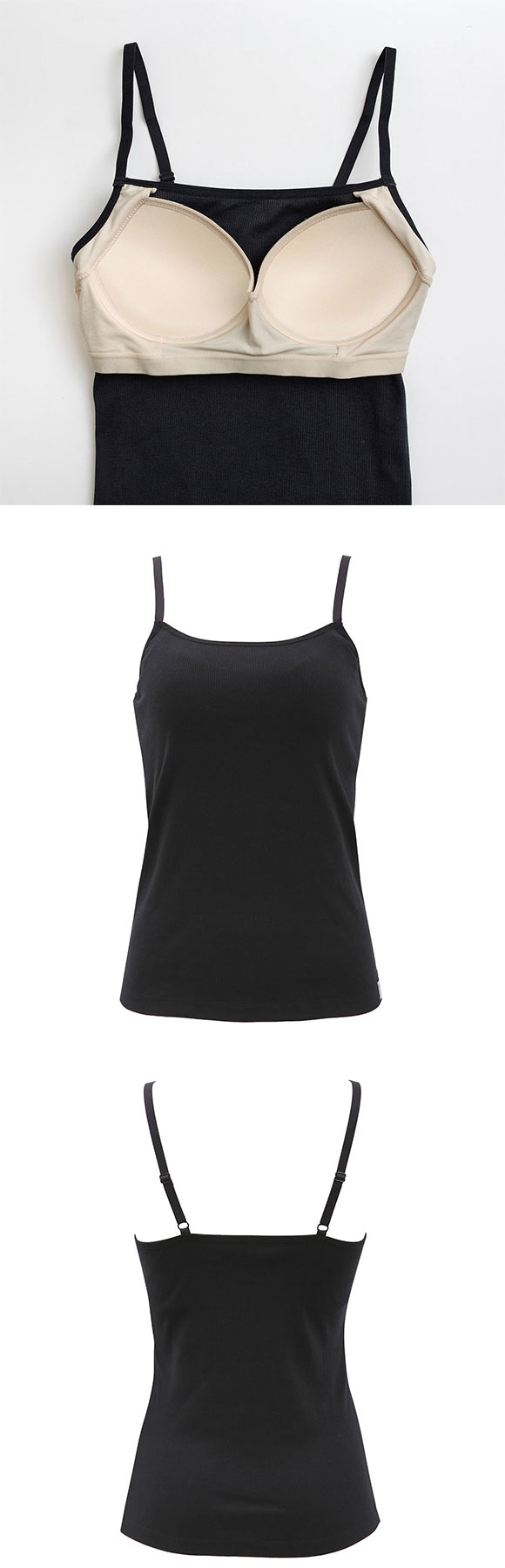 ルシアン PEACH JOHN×LECIEN カップ付きキャミ リブインナー NEW BASICタイプ LECIEN ティーン ピーチジョン PJコラボ