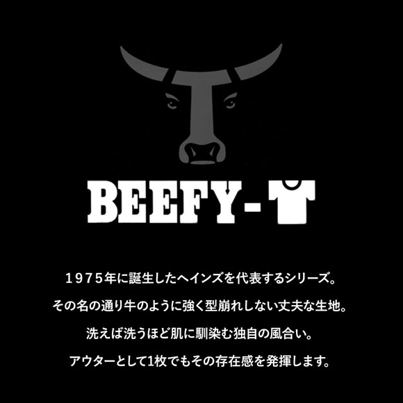 ヘインズ Hanes ビーフィー BEEFY-T キッズ ジュニア ショートスリーブ クルーネック Tシャツ 子供 男児 女児 H5380 ヘビーウェイト 白T