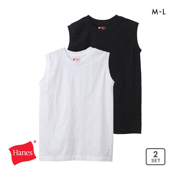 ヘインズ Hanes Japan Fit for HER タンクトップ インナー レディース クルーネック 2枚組 HW5327 スリーブレス