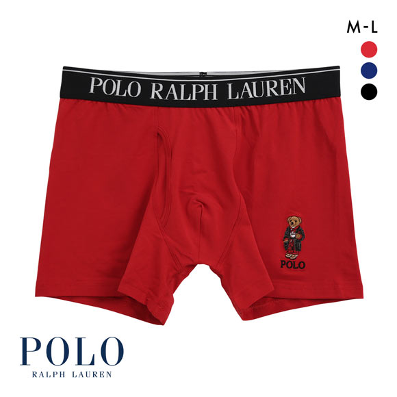 ポロ ラルフ ローレン ボクサーパンツ メンズ アンダーウェア POLO RALPH LAUREN Fall Morning Robe Bear Embroidery Boxer Brief