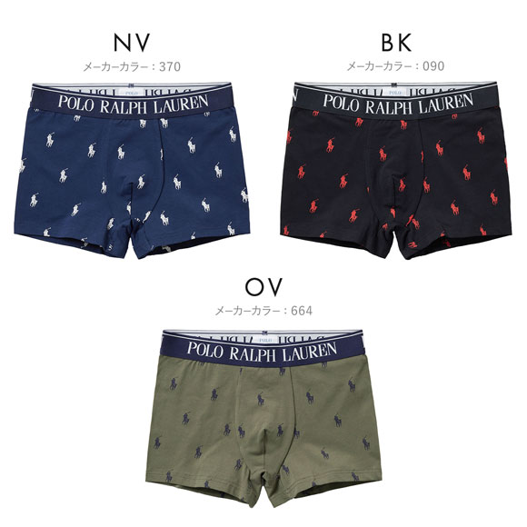 ポロ ラルフ ローレン PP Printed Short Boxer PPプリント ショート ボクサーパンツ メンズ POLO RALPH LAUREN 前開き