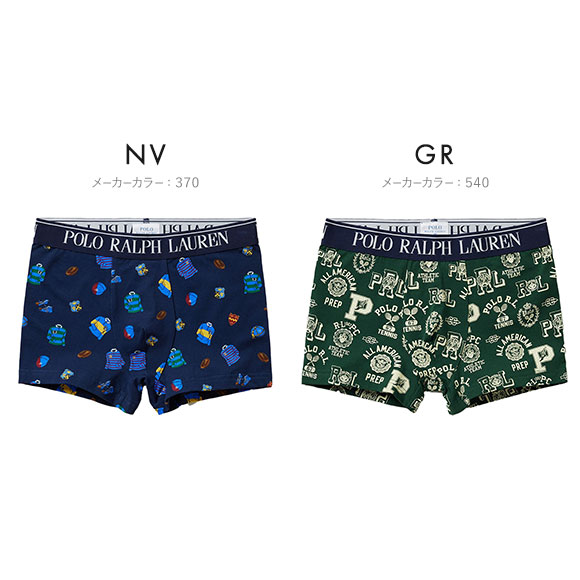 ポロ ラルフ ローレン Collegiate Printed Short Boxer ショート ボクサーパンツ メンズ POLO RALPH LAUREN 前閉じ