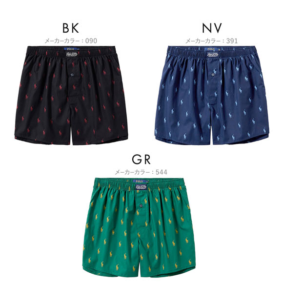 ポロ ラルフ ローレン トランクス メンズ アンダーウェア  POLO RALPH LAUREN AOPP Printed Woven Boxer