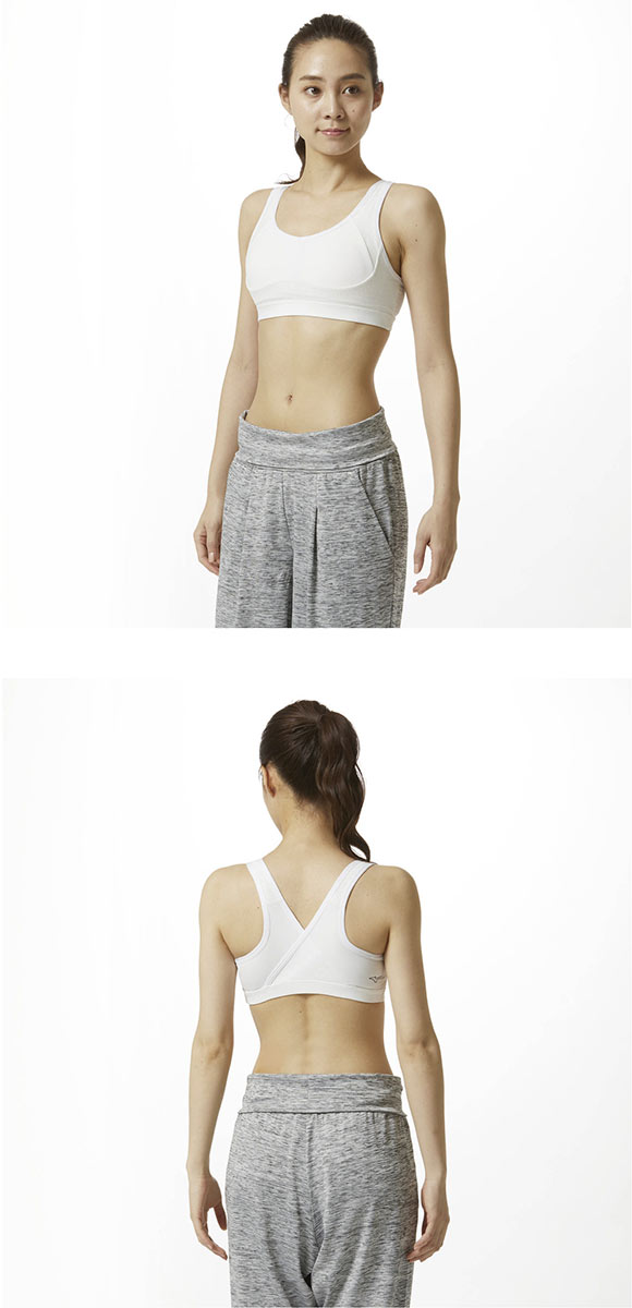 ミズノ MIZUNO 水陸両用 スポーツブラ パワーフィットブラ ハイサポート ハーフトップ 超安定 スポブラ スイミング トレーニング ジム