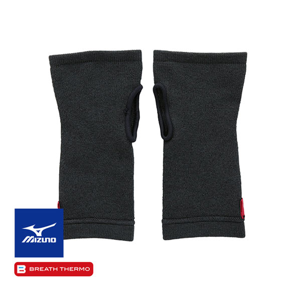 ミズノ MIZUNO ブレスサーモ BREATH THERMO 手首用サポーター 2枚入り スポーツ 保護 ユニセックス 男女兼用 筋肉疲労 負担軽減 発熱