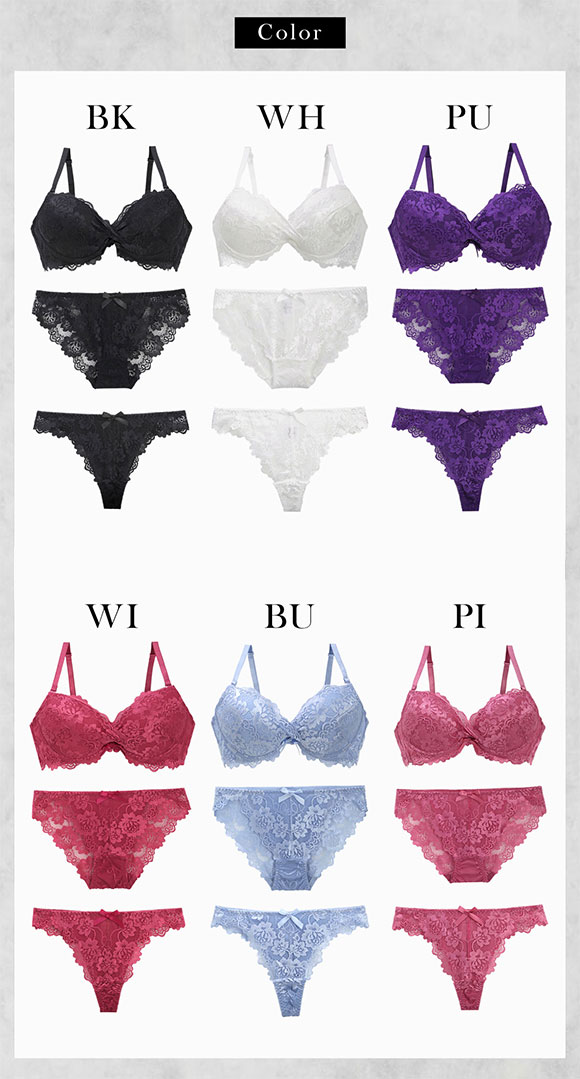 エレガント 脇肉を谷間に変える脇高ブラ ブラセット 3点セット Tバック ABCDEF Wパッド 盛り胸 谷間 脇寄せ Elegante