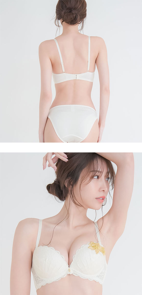 エレガント ビューティフラワー ブラセット ABCDEF 大きいサイズ グラマー 脇肉 谷間 脇寄せ L字ワイヤー ブラジャー ショーツ