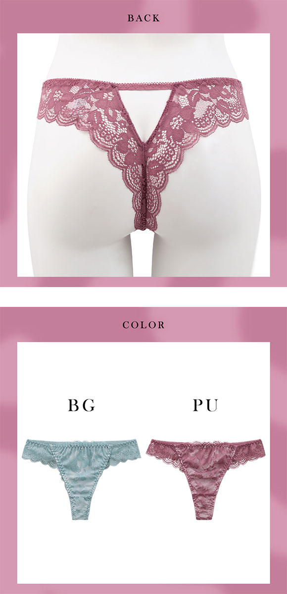 エレガント コーディネイト Tバックショーツ M L LL 3L 4L 5L 大きいサイズ タンガ ソング 総レース ひびきにくい Elegante