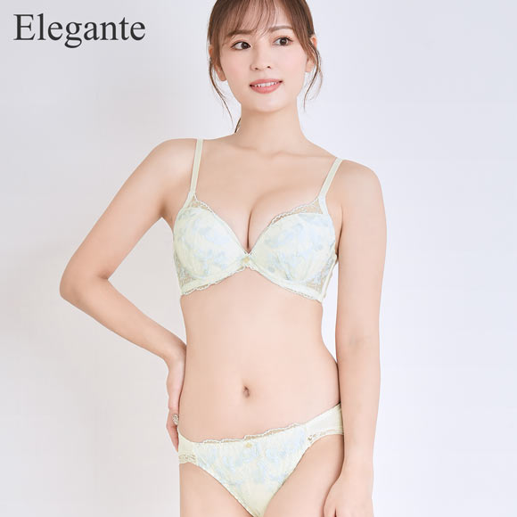 エレガント 脇肉を谷間に変える脇高ブラ フローレンス ブラセット GHI65-95 大きいサイズ グラマー ブラジャー ショーツ Elegante
