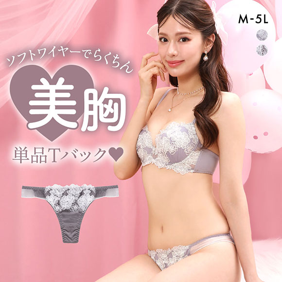 エレガント フェミニンオーロララメ Tバックショーツ ML 大きいサイズ タンガ ソング コーディネイトショーツ ペア Elegante