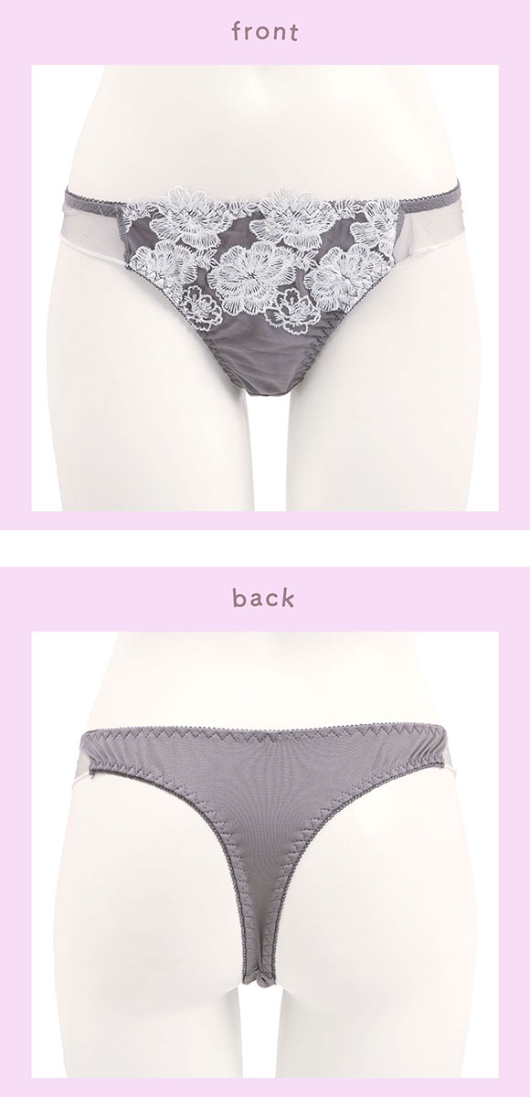 エレガント フェミニンオーロララメ Tバックショーツ ML 大きいサイズ タンガ ソング コーディネイトショーツ ペア Elegante