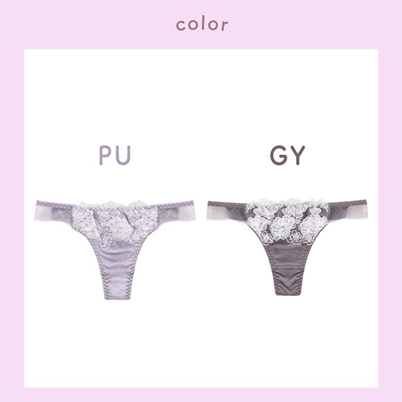 エレガント フェミニンオーロララメ Tバックショーツ ML 大きいサイズ タンガ ソング コーディネイトショーツ ペア Elegante