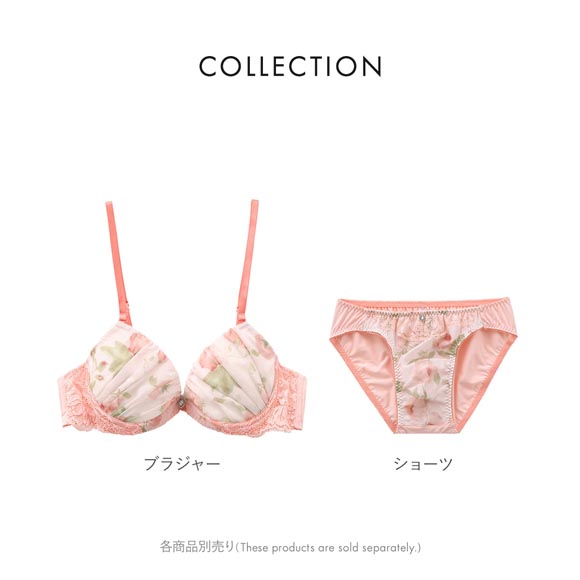 エレガント レトロフラワーソフトワイヤー メンズ体型用ブラジャー メンズブラ MTF Elegante