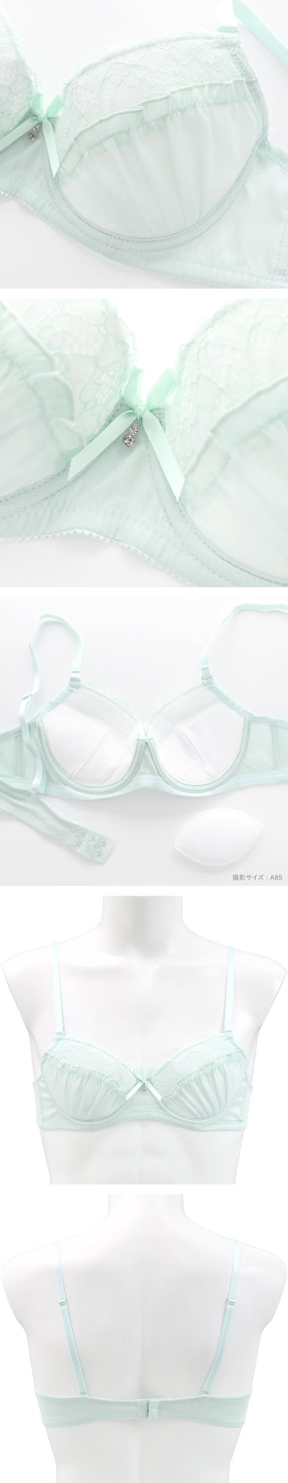エレガント トウィンクルシフォンレース メンズ体型用ブラジャー メンズブラ MTF Elegante