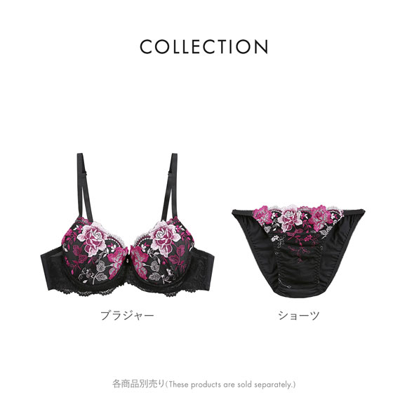 エレガント クラシカルローズ刺繍 メンズ体型用ショーツ M-4L 大きいサイズ MTF GID FTM トランスジェンダー LGBT Elegante