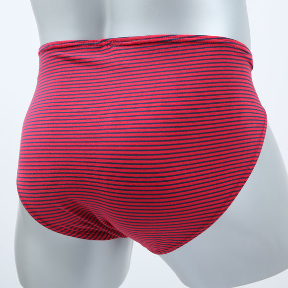 アツギ プレイボーイ PLAYBOY ミニビキニ パンツ フルバック メンズ 前閉じ ショーツ ボーダー