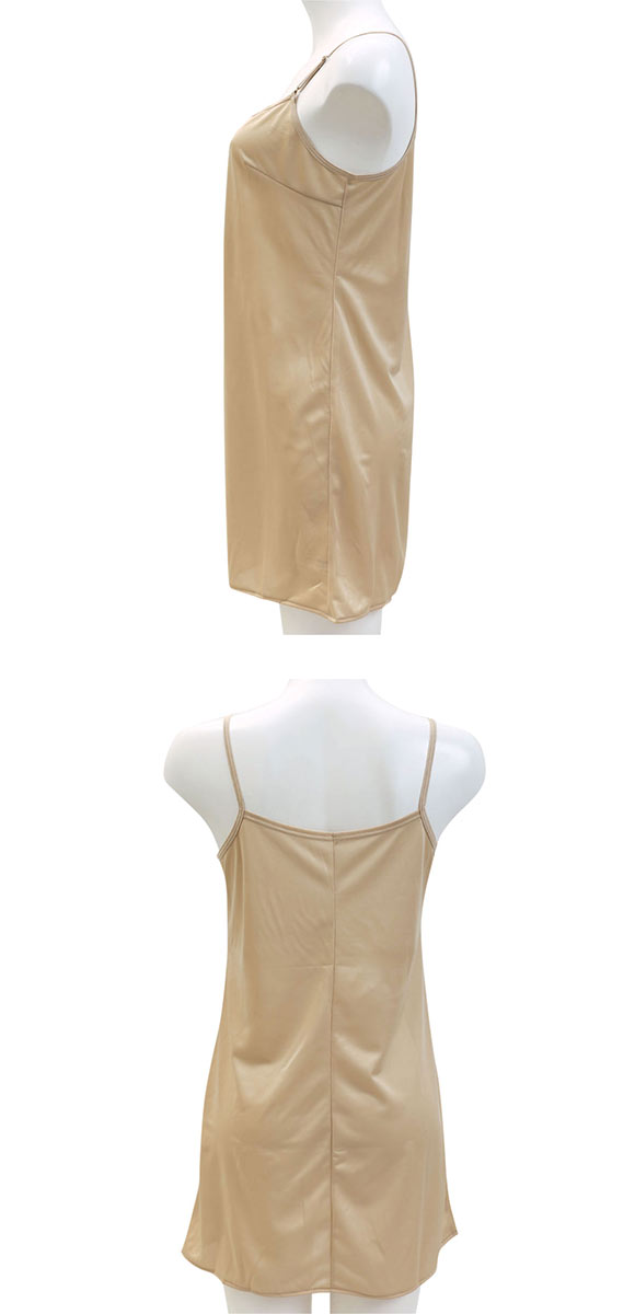 アツギ ATSUGI (ヌードメイク)NUDE Make スリップ ロング キャミソール インナー 吸汗速乾 静電気