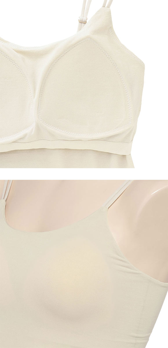 アツギ ASTIGU 冷 カップ付きキャミソール ATSUGI