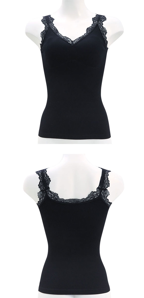 アツギ ATSUGI ヌードメイク NUDE Make 成型リブ キャミソール インナー カップ付き