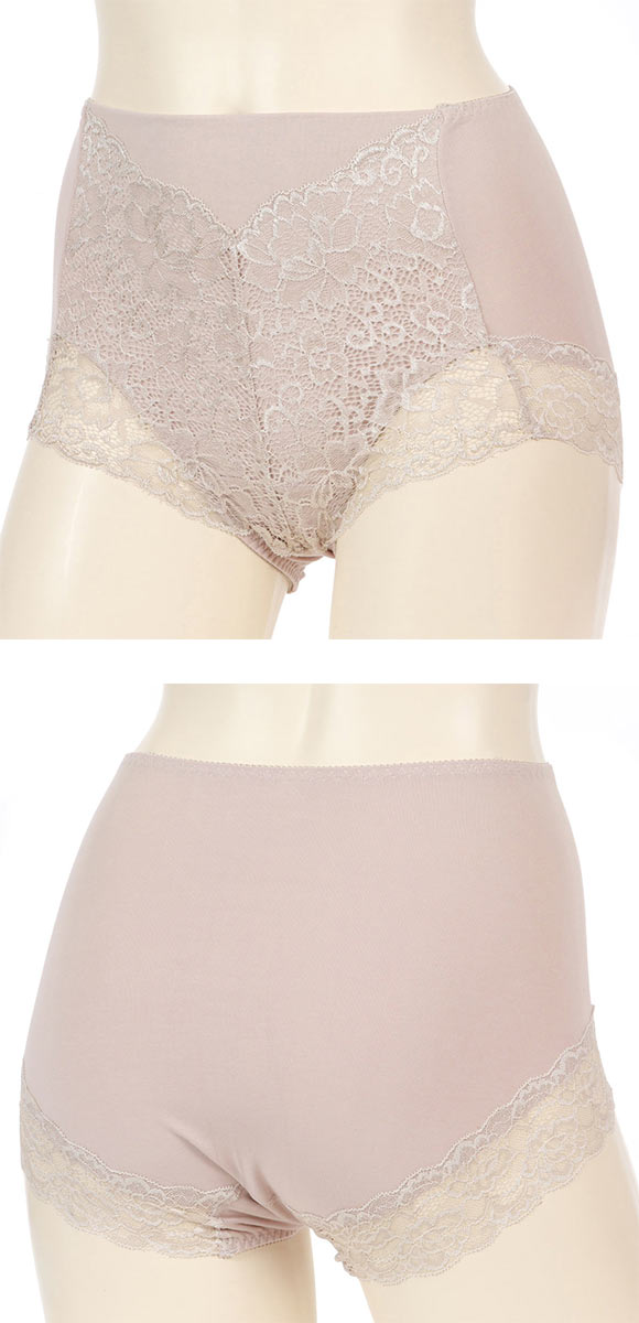 アツギ ATSUGI 3Dカバー ショーツ 綿95％ 深ばき お腹おさえ お尻すっぽり 包みこむ 3L 4L 大きいサイズ 単品