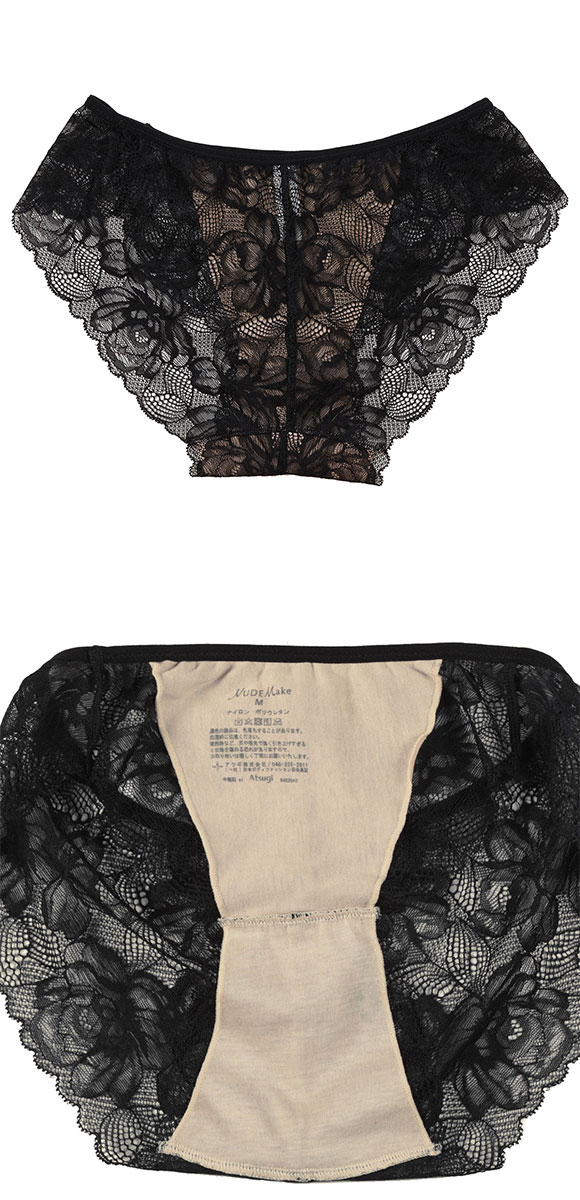 アツギ ATSUGI ヌードメイク NUDE Make ストレッチ 総レース ショーツ スタンダード 単品