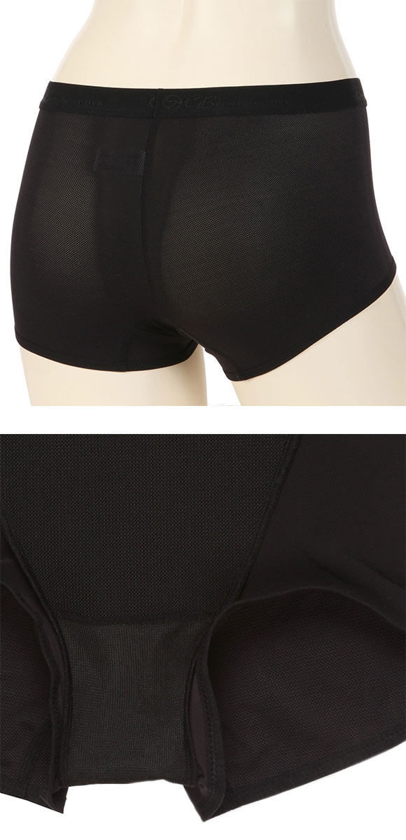 アツギ ATSUGI クリアビューティ アクティブ ストレッチメッシュ スポーツショーツ 吸汗速乾 M L LL